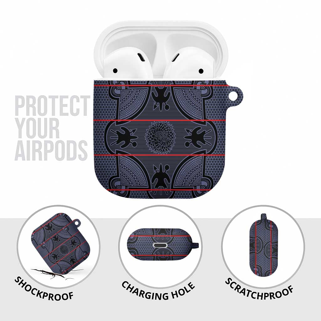 Lesotho Seanamarena AirPods Case Basotho Traditional Blanket Style - Serenity - Wonder Print Shop