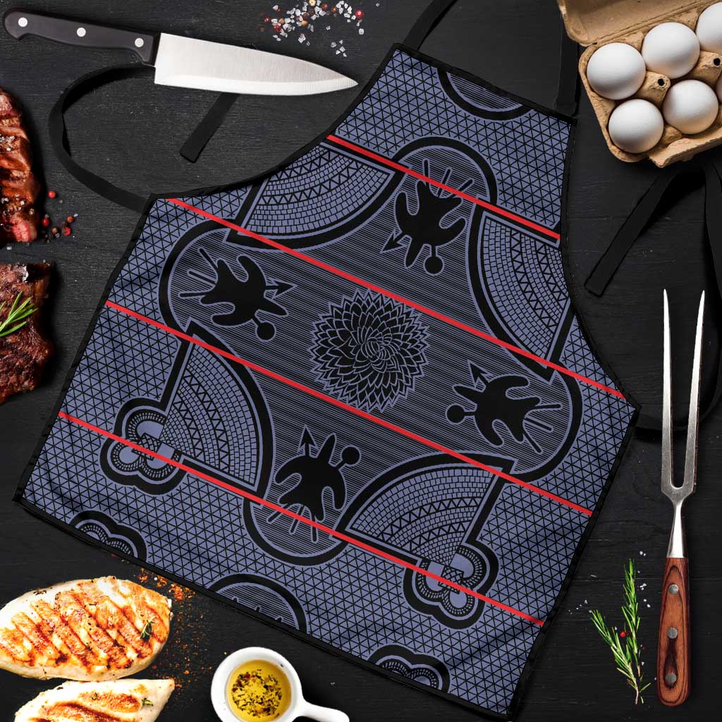 Lesotho Seanamarena Apron Basotho Traditional Blanket Style - Serenity - Wonder Print Shop