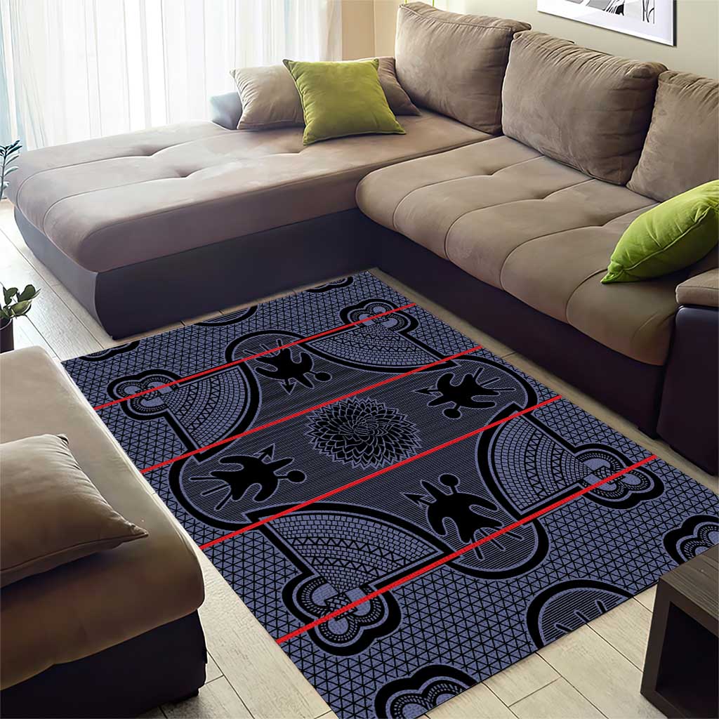 Lesotho Seanamarena Area Rug Basotho Traditional Blanket Style - Serenity - Wonder Print Shop