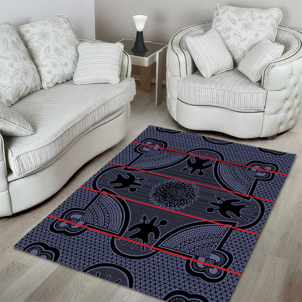 Lesotho Seanamarena Area Rug Basotho Traditional Blanket Style - Serenity - Wonder Print Shop