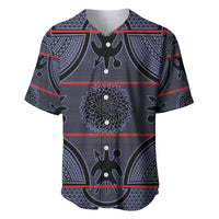 Lesotho Seanamarena Baseball Jersey Basotho Traditional Blanket Style - Serenity - Wonder Print Shop