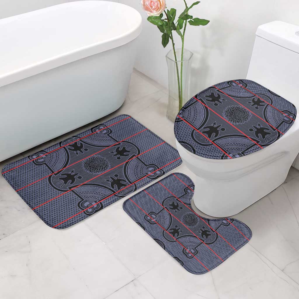 Lesotho Seanamarena Bathroom Set Basotho Traditional Blanket Style - Serenity - Wonder Print Shop