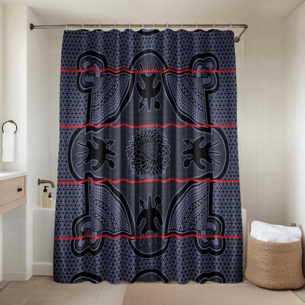 Lesotho Seanamarena Bathroom Set Basotho Traditional Blanket Style - Serenity - Wonder Print Shop