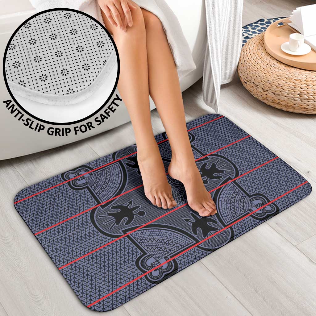 Lesotho Seanamarena Bathroom Set Basotho Traditional Blanket Style - Serenity - Wonder Print Shop