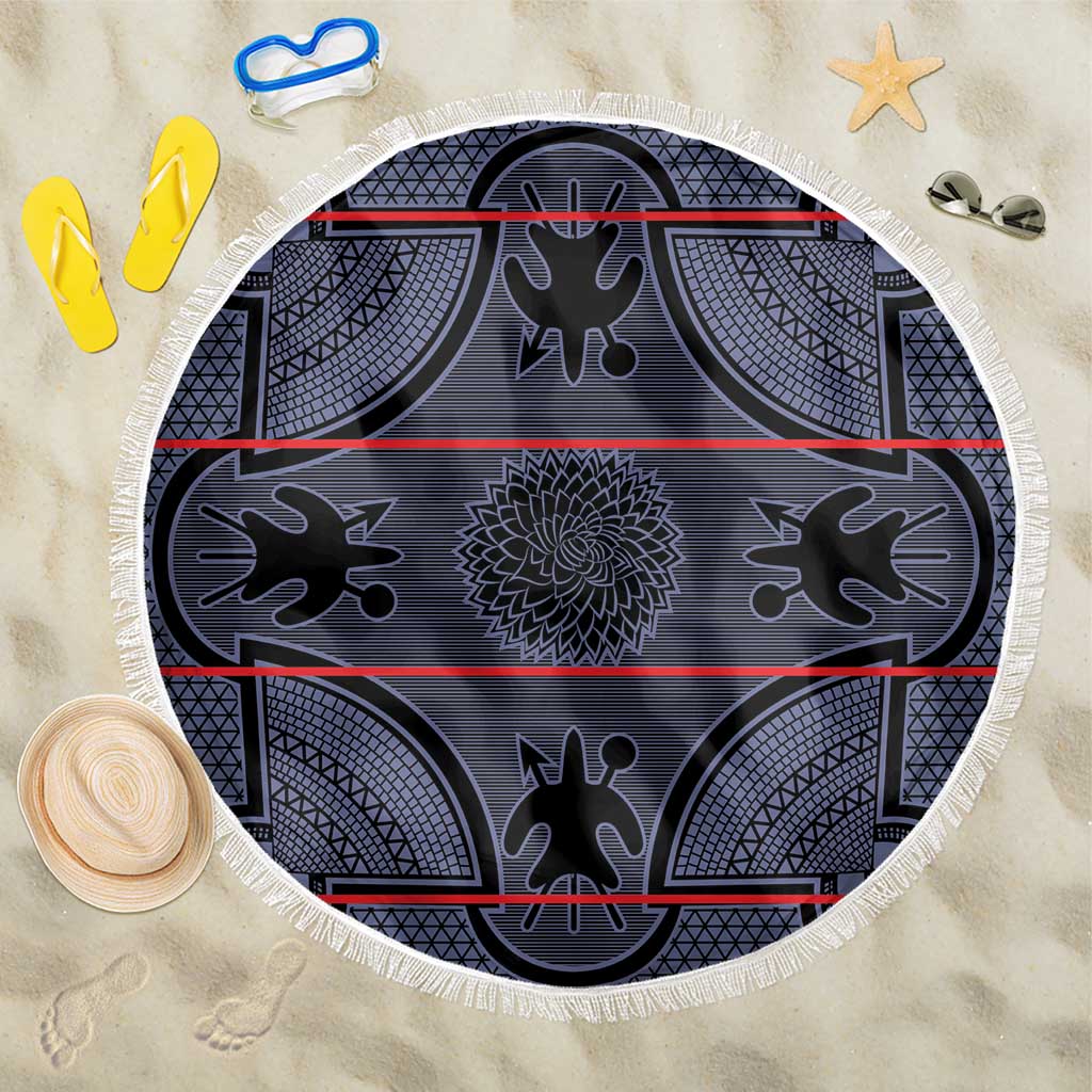 Lesotho Seanamarena Beach Blanket Basotho Traditional Blanket Style - Serenity - Wonder Print Shop