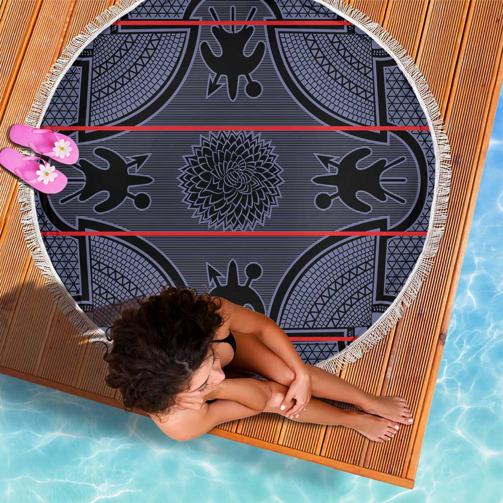 Lesotho Seanamarena Beach Blanket Basotho Traditional Blanket Style - Serenity - Wonder Print Shop