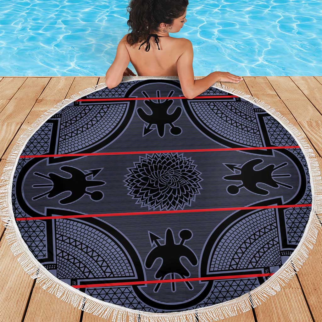 Lesotho Seanamarena Beach Blanket Basotho Traditional Blanket Style - Serenity - Wonder Print Shop