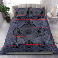 Lesotho Seanamarena Bedding Set Basotho Traditional Blanket Style - Serenity - Wonder Print Shop