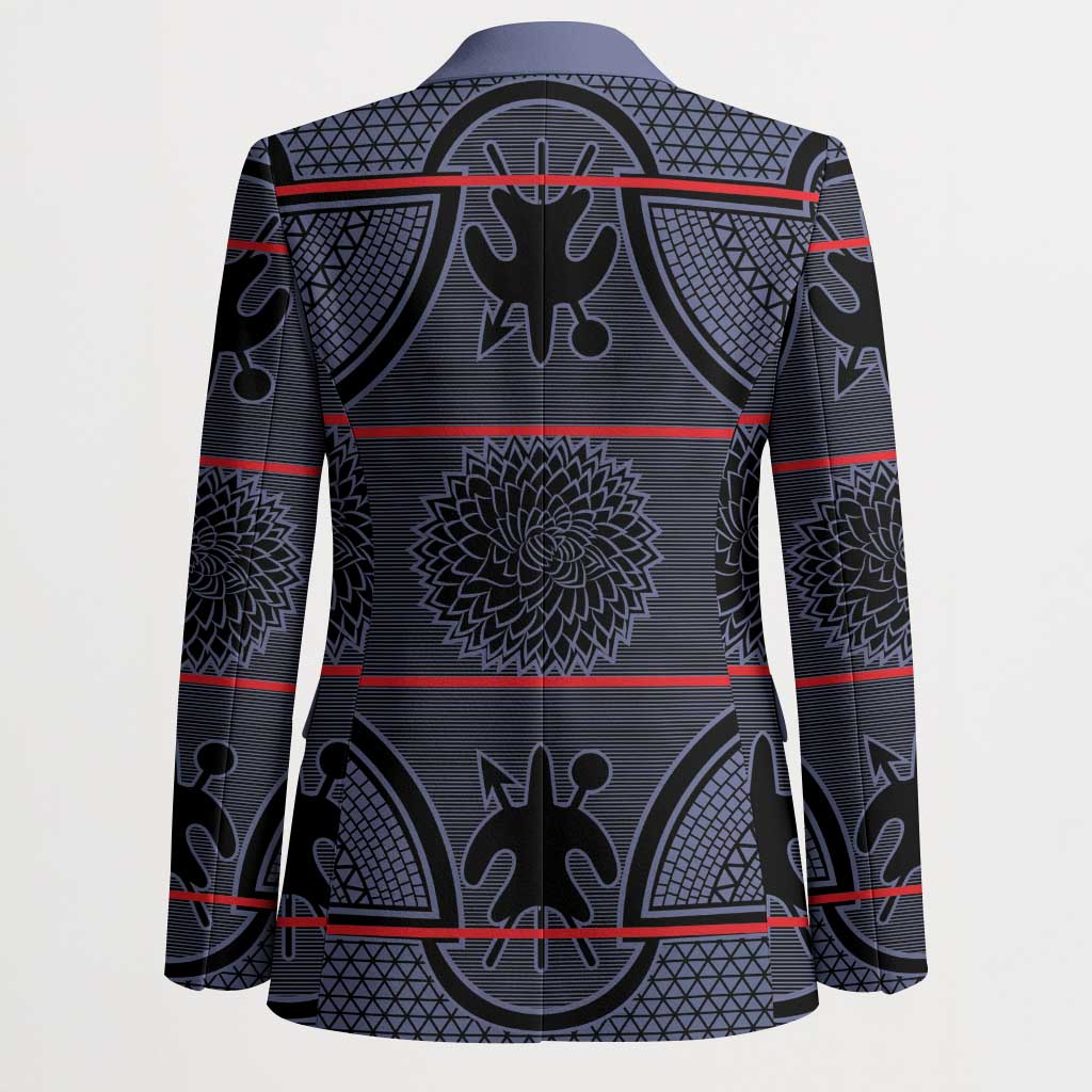 Lesotho Seanamarena Blazer Basotho Traditional Blanket Style - Serenity - Wonder Print Shop