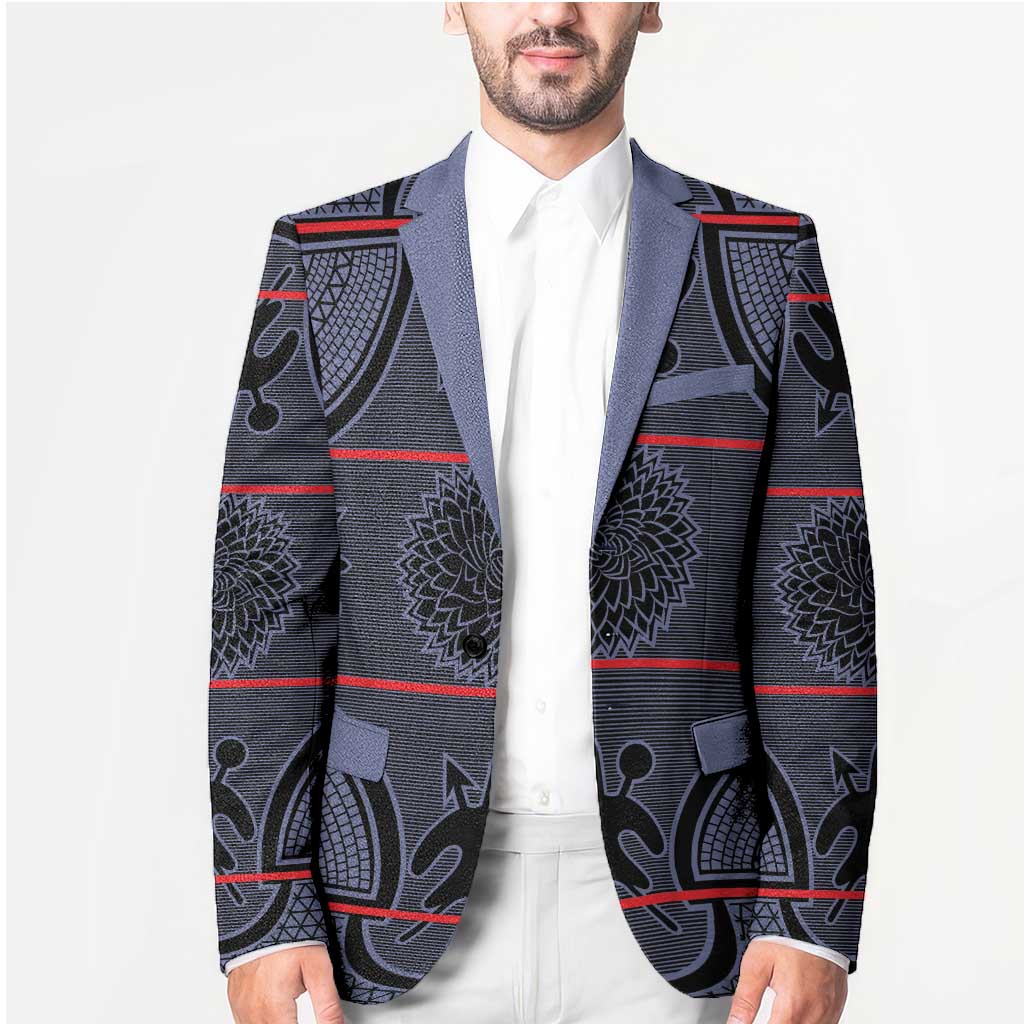 Lesotho Seanamarena Blazer Basotho Traditional Blanket Style - Serenity - Wonder Print Shop