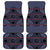 Lesotho Seanamarena Car Mats Basotho Traditional Blanket Style - Serenity - Wonder Print Shop