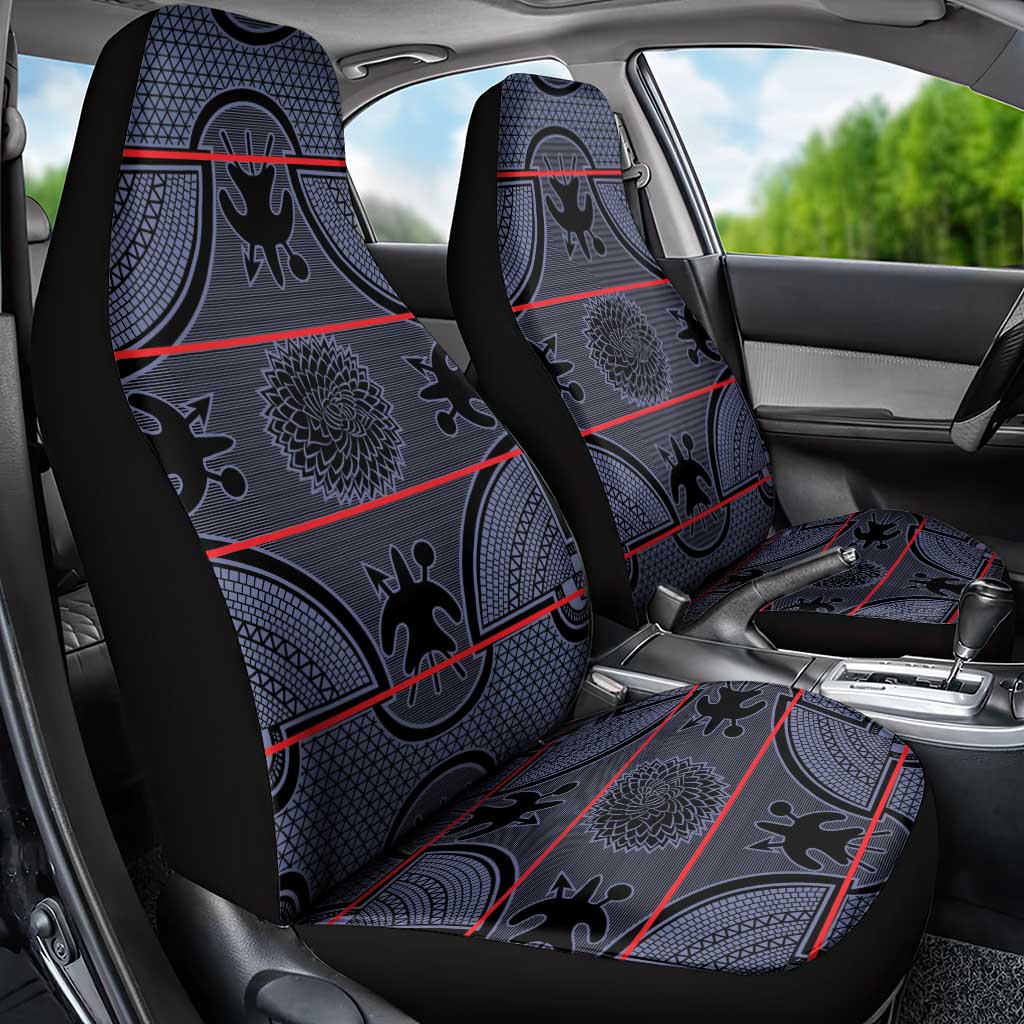 Lesotho Seanamarena Car Seat Cover Basotho Traditional Blanket Style - Serenity - Wonder Print Shop