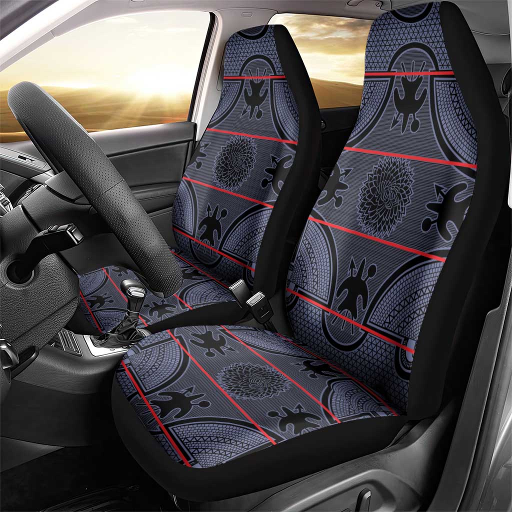 Lesotho Seanamarena Car Seat Cover Basotho Traditional Blanket Style - Serenity - Wonder Print Shop