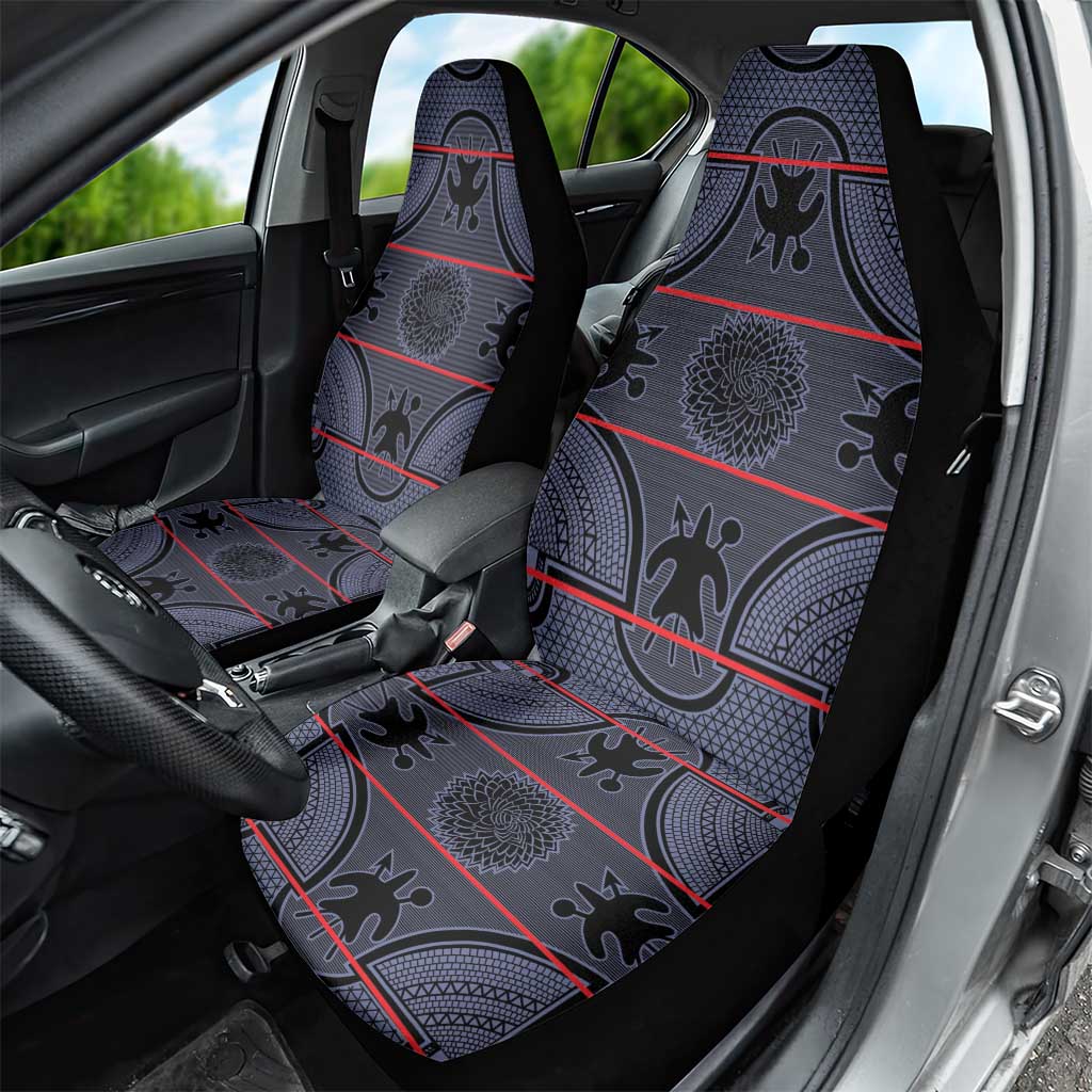 Lesotho Seanamarena Car Seat Cover Basotho Traditional Blanket Style - Serenity - Wonder Print Shop