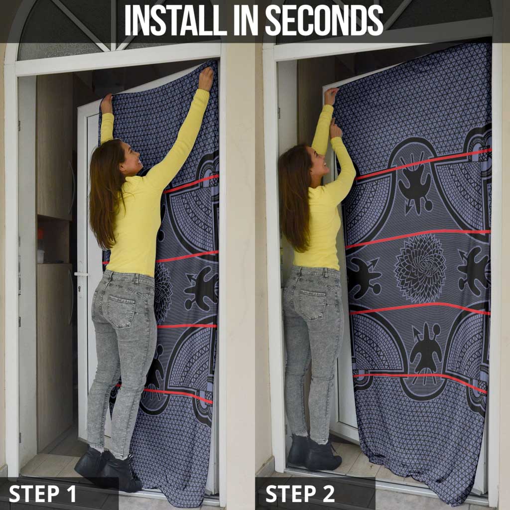 Lesotho Seanamarena Door Cover Basotho Traditional Blanket Style - Serenity - Wonder Print Shop