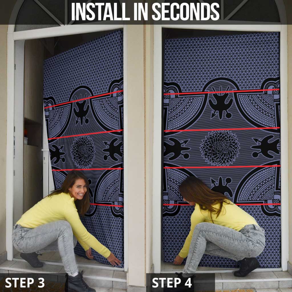 Lesotho Seanamarena Door Cover Basotho Traditional Blanket Style - Serenity - Wonder Print Shop