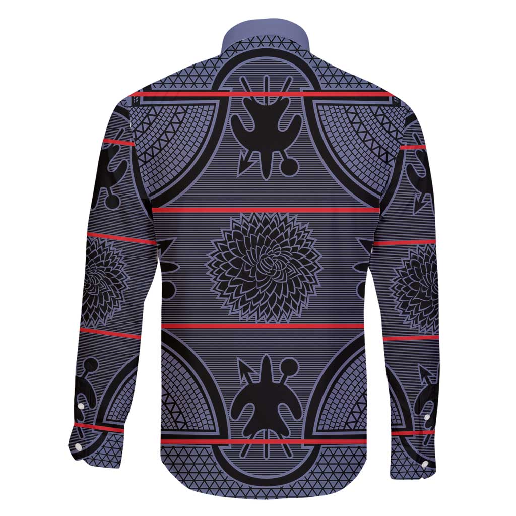 Lesotho Seanamarena Family Matching Puletasi and Hawaiian Shirt Basotho Traditional Blanket Style - Serenity - Wonder Print Shop