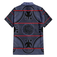 Lesotho Seanamarena Hawaiian Shirt Basotho Traditional Blanket Style - Serenity - Wonder Print Shop