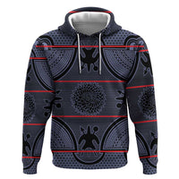 Lesotho Seanamarena Hoodie Basotho Traditional Blanket Style - Serenity - Wonder Print Shop