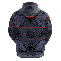 Lesotho Seanamarena Hoodie Basotho Traditional Blanket Style - Serenity - Wonder Print Shop