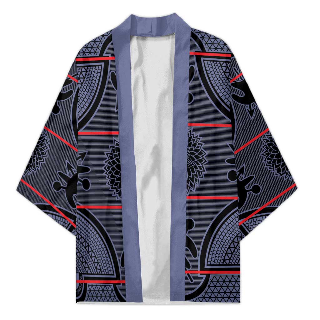 Lesotho Seanamarena Kimono Basotho Traditional Blanket Style - Serenity - Wonder Print Shop