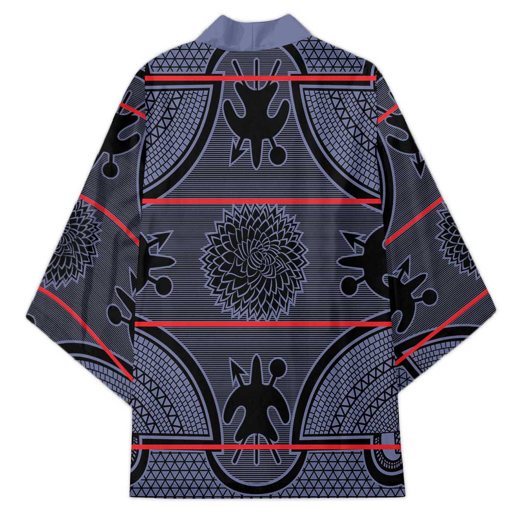 Lesotho Seanamarena Kimono Basotho Traditional Blanket Style - Serenity - Wonder Print Shop