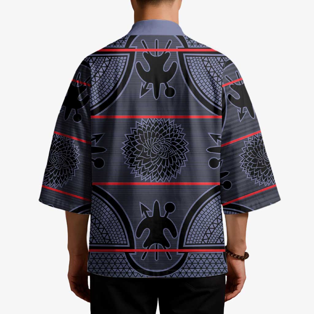 Lesotho Seanamarena Kimono Basotho Traditional Blanket Style - Serenity - Wonder Print Shop