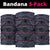 Lesotho Seanamarena Neck Gaiter Basotho Traditional Blanket Style - Serenity - Wonder Print Shop