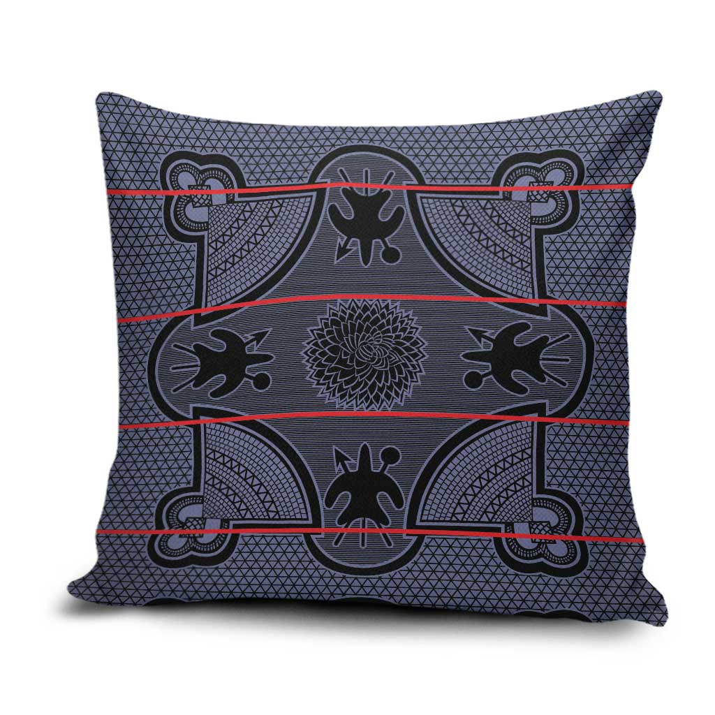 Lesotho Seanamarena Pillow Cover Basotho Traditional Blanket Style - Serenity - Wonder Print Shop