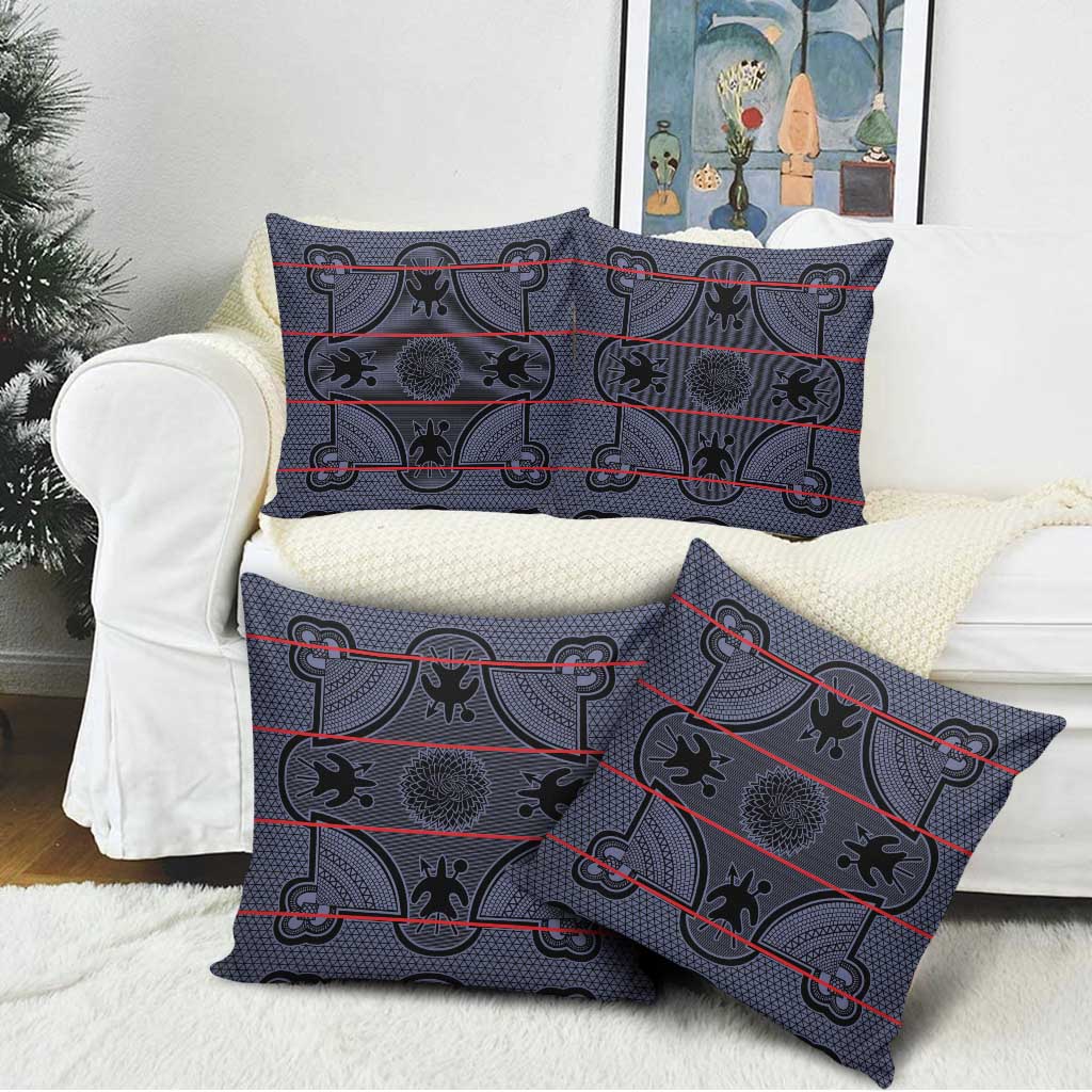Lesotho Seanamarena Pillow Cover Basotho Traditional Blanket Style - Serenity - Wonder Print Shop