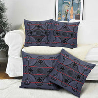 Lesotho Seanamarena Pillow Cover Basotho Traditional Blanket Style - Serenity - Wonder Print Shop