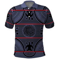 Lesotho Seanamarena Polo Shirt Basotho Traditional Blanket Style - Serenity - Wonder Print Shop