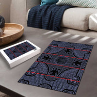 Lesotho Seanamarena Puzzle Basotho Traditional Blanket Style - Serenity - Wonder Print Shop