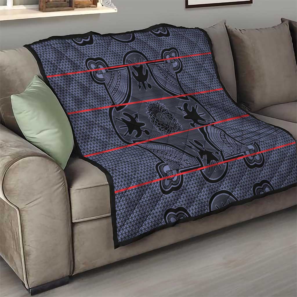 Lesotho Seanamarena Quilt Basotho Traditional Blanket Style - Serenity - Wonder Print Shop