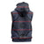Lesotho Seanamarena Sleeveless Zip Hoodie Basotho Traditional Blanket Style - Serenity - Wonder Print Shop