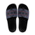 Lesotho Seanamarena Slide Sandals Basotho Traditional Blanket Style - Serenity - Wonder Print Shop