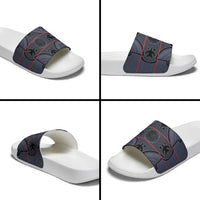 Lesotho Seanamarena Slide Sandals Basotho Traditional Blanket Style - Serenity - Wonder Print Shop