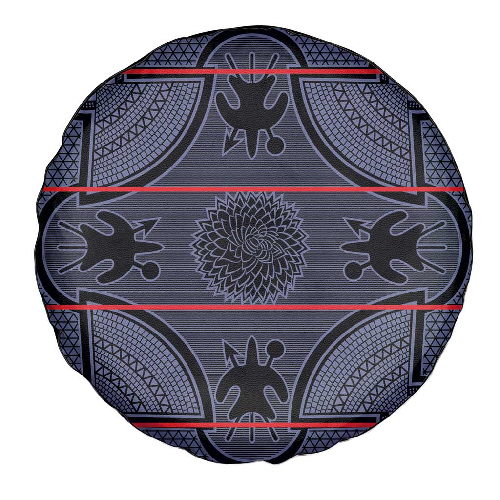 Lesotho Seanamarena Spare Tire Cover Basotho Traditional Blanket Style - Serenity - Wonder Print Shop