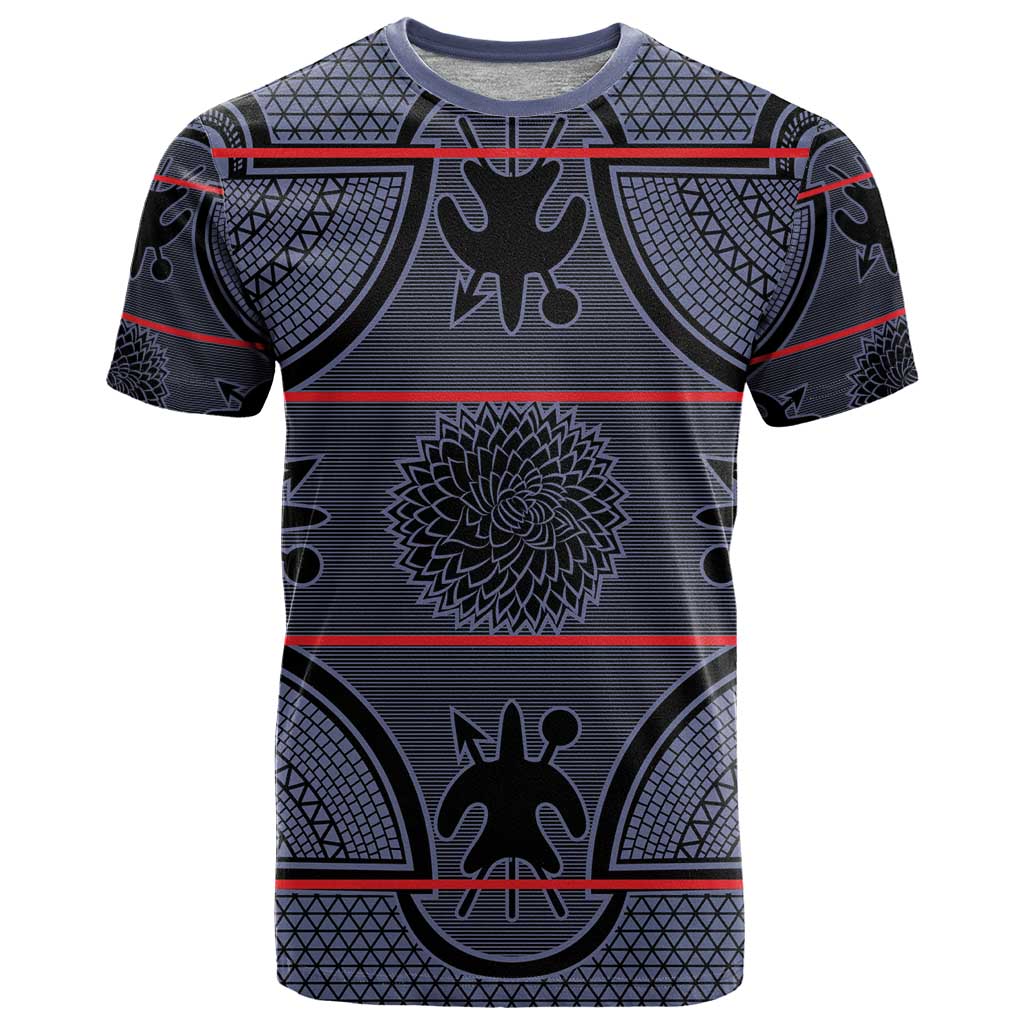 Lesotho Seanamarena T Shirt Basotho Traditional Blanket Style - Serenity - Wonder Print Shop