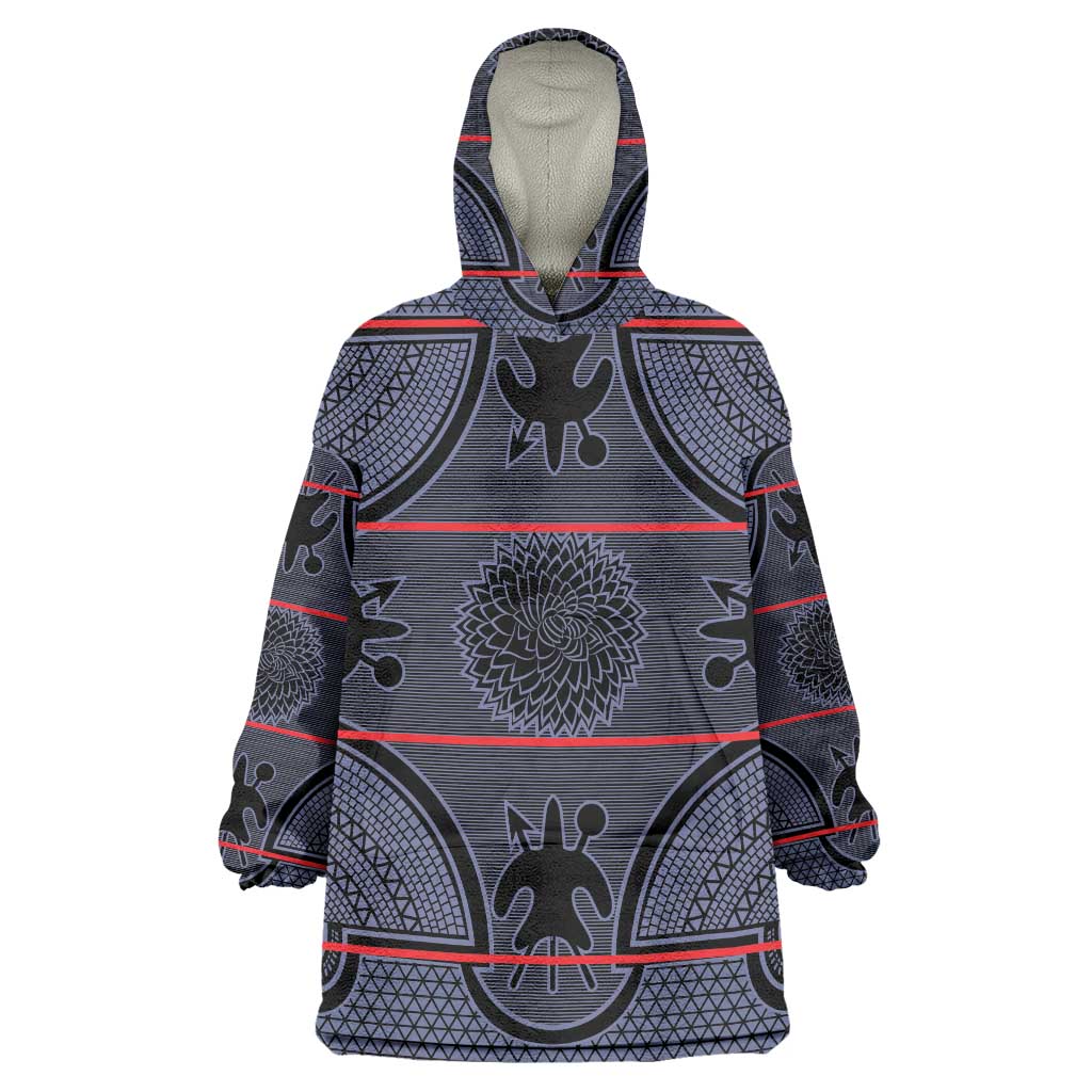 Lesotho Seanamarena Wearable Blanket Hoodie Basotho Traditional Blanket Style - Serenity - Wonder Print Shop