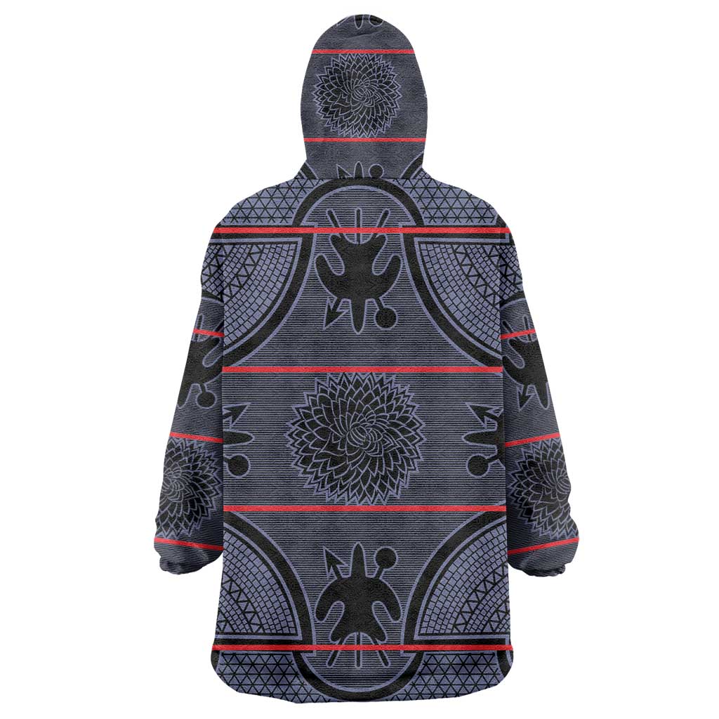 Lesotho Seanamarena Wearable Blanket Hoodie Basotho Traditional Blanket Style - Serenity - Wonder Print Shop
