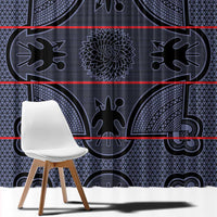 Lesotho Seanamarena Window Curtain Basotho Traditional Blanket Style - Serenity - Wonder Print Shop