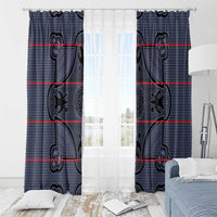 Lesotho Seanamarena Window Curtain Basotho Traditional Blanket Style - Serenity - Wonder Print Shop