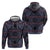 Lesotho Seanamarena Zip Hoodie Basotho Traditional Blanket Style - Serenity - Wonder Print Shop