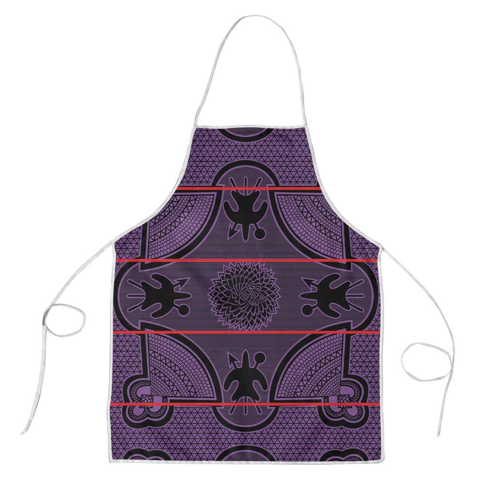 Lesotho Seanamarena Apron Basotho Traditional Blanket Style - Violet - Wonder Print Shop
