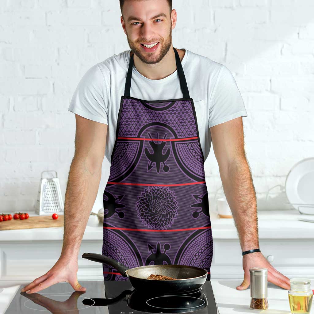 Lesotho Seanamarena Apron Basotho Traditional Blanket Style - Violet - Wonder Print Shop