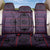 Lesotho Seanamarena Back Car Seat Cover Basotho Traditional Blanket Style - Violet - Wonder Print Shop