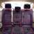 Lesotho Seanamarena Back Car Seat Cover Basotho Traditional Blanket Style - Violet - Wonder Print Shop