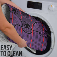 Lesotho Seanamarena Bathroom Set Basotho Traditional Blanket Style - Violet - Wonder Print Shop