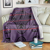 Lesotho Seanamarena Blanket Basotho Traditional Blanket Style - Violet - Wonder Print Shop